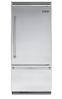 Viking - 36 in. Wide Professional 5 Series Quiet Cool 20.4 Cu. Ft. Bottom-Freezer Built-In Refrigerator - Stainless Steel New Floor Model On Working $1299
