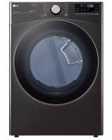 LG DLGX4001B 27 Inch Gas Smart Dryer with 7.4 Cu. Ft. Capacity, 12 Dryer Programs, Sensor Dry, Steam, Wrinkle Care, Dial-A-Cycle&trade;, SteamSanitary&trade; and Energy ...New $1499