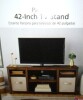Mainstays Parsons TV Stand for TVs up to 50", Canyon Walnut, New in Box $299 - 2