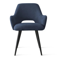 Corrigan Studio Matsuichi 24'' W Upholstered Armchair, Blue, New in Box $399
