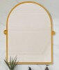 Ophelia & Co. Avais Arch Metal Wall Mirror with Tilted Frame, 24" x 36" New In Box $299
