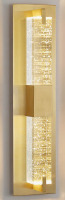 Everly Quinn Tomario Dimmable Crystal Bathroom Vanity Light New In Box $199