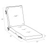 ARDEN EarthFIBER Latitude Run 1 - Piece Outdoor Seat/Back Cushion New In Box $199 - 2
