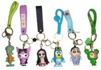Bluey / Anime / Spongebob Squarepants Character Keychain New Assorted