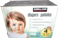 Kirkland Signature Baby Diapers Size 4, 198 Count New In Box