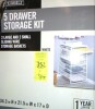 Everbilt 34.76 in. H x 17.13 in. W White Steel 5-Drawer Close Mesh Wire Basket New In Box $199 - 2