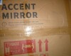 Gracie Oaks Brunilda Rustic Farmhouse Solid Wood Frame Accent Mirror Decorative Mirror, 20" x 30" New In Box $299 - 2