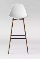 Project 62 Copley Plastic Barstool, White New In Box $299
