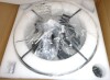 Ebern Designs 19" 7 - Blade Drum Ceiling Fan With Light Modern Bedroom Ceiling Fans 6 Speed Caged Ceiling Fan New In Box $299 - 2