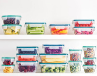 Snapware 38-piece Plastic Food Storage Set New Shelf Pull $79
