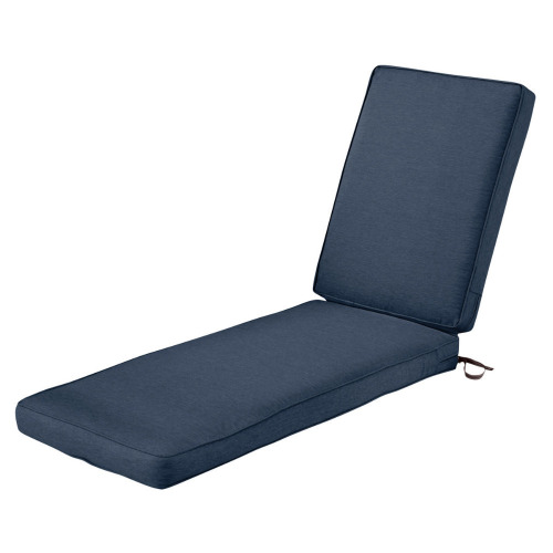Arlmont & Co. Ayvion Water-Resistant Patio Chais Lounge Cushion -Navy Blue New In Box $199