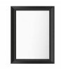 Texas Style 32x24 Inch Black Metal Frame Rectangle Bathroom Wall Mirror New In Box $299