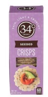34 Degrees Seeded Crisps - 4.5 oz