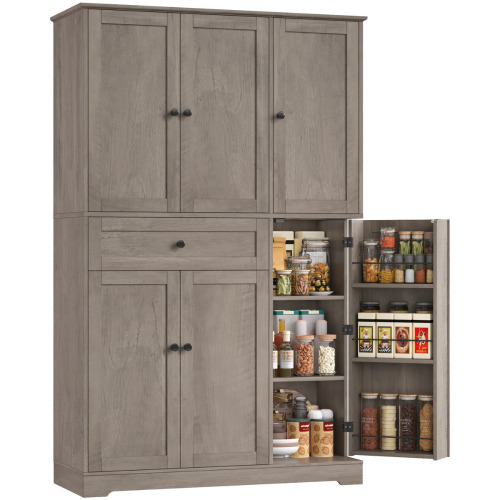 Lark Manor 68.1'' Kitchen Pantry Cabinet with Food Shelves $599