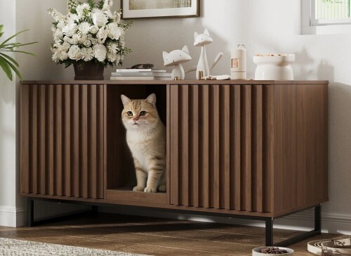 Tucker Murphy Pet&trade; Faaris Engineered Wood Litter Box Enclosure $299