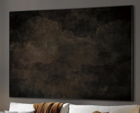SIGNLEADER 60" x 48" Wall Art Fabric Print - Dark Cloudy Sky Dramatic Atmospheric Modern Artwork Decor for Living Room or Bedroom - "Frame Assembly Required (Unfinished Frame)" New In Box $299