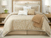 Lanco King Size Nanshing 14pc King Johnella Comforter Set Taupe $299