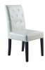 Christopher Knight Home Gentry Bonded Leather Ivory Dining Chair Similar to Picture New Open Box $399