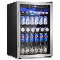 Antarctic Star 20.3" W 4.4 Cu.ft Beverage Refrigerator, Holds 37 Bottles or 145 Cans, Touch Control, 32-61?, Quiet <38dB, LED Light, New in Box $699