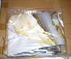 Design Art Abstract Geode Gold And Blue Marble II - Abstract Marble Marble Shower Curtain New In Box - 2