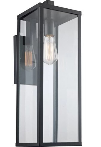 Trans Globe Lighting Oxford 1 Light 23 inch Black Outdoor Wall Lantern New In Box $299
