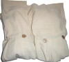 Lush Decor Linen Button Cotton Blend Tailored Cafe Curtain (Set of 2), 36" x 29" New $79 - 2