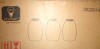Winston Porter 3 Pack 7.64 in. Fireworks Effect Art Glass Globe Pendant Shade New In Box $199 - 2