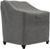 KHOMO GEAR Patio Outdoor Furniture Chair Cover - Premium Heavy Duty, 33.5" X 31.5" X 36" - Grey New In Box $89