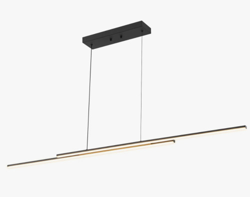 Mercer41 Burcker Dimmable LED Linear Kitchen Island Pendant Light New Shelf Pull $599