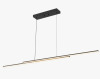 Mercer41 Burcker Dimmable LED Linear Kitchen Island Pendant Light New Shelf Pull $599