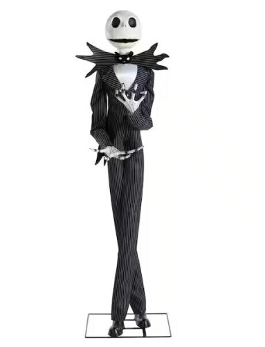 Disney 6.5 FT Deluxe Life-Size Animated Jack Skellington New In Box $399
