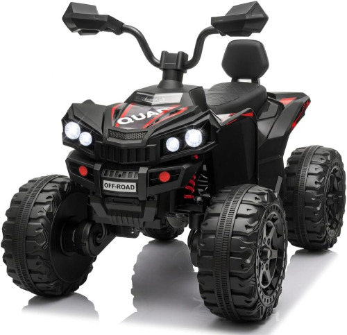 JORFLY 24V Ride on Car 2 Seater, Kids ATV 4 Wheeler with 4x200W Motor, Spring Suspension, 5Mph Max, Led Headlight, Bluetooth, Soft Start&Brake, 24Volt Ride on Quad Car Toys for Big Kids $399
