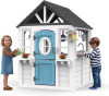 BTMWAY Kids Playhouse Outdoor,Cedar Wooden Play House for Kids Ages 3-6,with Dutch Door, Play Kitchen, Interactive Doorbell, Sink, Flowerpot, Birdcage Similar to Picture $399