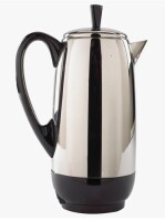 Farberware 12 cups Black/Silver Percolator FCP412 New In Box $199