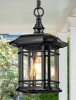 Trent Austin Design&reg; Ayanna 15"H Wall Light (Set of 2) / Winston Porter 1-Light Adjustable Outdoor Hanging Lantern in Matte Black New In Box Assorted $299 - 2