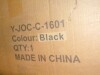 Hijob Mid-Century Modern Upholstered PU Dining Room Chair, Metal Legs for Kitchen Dining Chair, Black New In Box $299 - 2