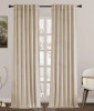 Meracer41 Aikens Blackout Rod Pocket and Back Tab Curtain Panel (Set of 2), 132cm x 228cm New $79