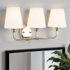 Mercer41 Roberts 3-Light Vanity Light - Brushed Nickel New In Box $399