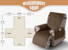 Latitude Run&reg; Wildee Adamstown Waterproof Velvet Recliner Sofa Slipcovers Recliner Couch Covers With Leg Straps New In Box $89 - 2