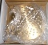 Moen Velocity Brushed Gold Two-Function Rainshower 8-Inch Shower Head with Immersion Technology for a High-Pressure Rinse, S6320BG New In Box $299 - 2