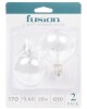 Fusion 2pk 25W Light Bulbs for Wax Warmers New in Box