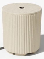 Ebern Designs Modern Outdoor Patio Side Table Umbrella Base New In Box $199