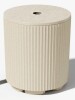 Ebern Designs Modern Outdoor Patio Side Table Umbrella Base New In Box $199