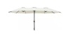 PHI VILLA 15 ft. Market Patio Umbrella 2-Side in Ivory White New In Box $299