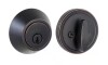 Kwikset Juno Venetian Bronze Entry Door Knob Featuring SmartKey Security / Defiant Aged Bronze Single Cylinder Deadbolt / Assorted $79 - 2