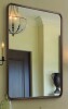 Ebern Designs Contemporary Rectangle Bathroom Vanity Mirror | Stainless Steel Thick Frame20" x 28" New in Box $299