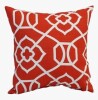 Blazing Needles 16" Outdoor Cushion Collection Geometric Outdoor Reversible Throw Pillow New In Box $79