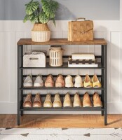 17 Stories Alheide 5 Tier 20 Pair Shoe Rack New In Box $99
