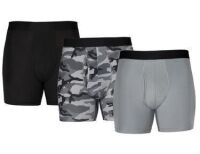 Athletic Works Men's Boxer Briefs, 3 Pack Size Large (36-38) / Athletic Works Men's Crew Neck Tee, 3 Pack Size Small (34-36) New In Box Assorted