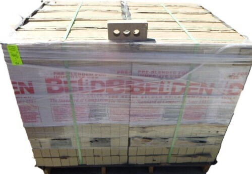 Pallet of Beldon Beacon Gray Modular Velour Cord Brick 23-02R 1050 pieces